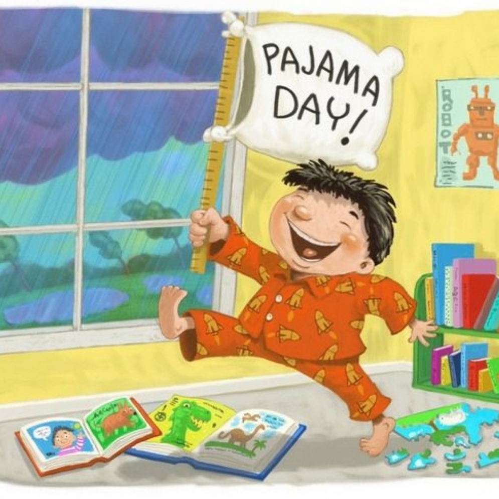 Pusiaužiemis - pižamų diena